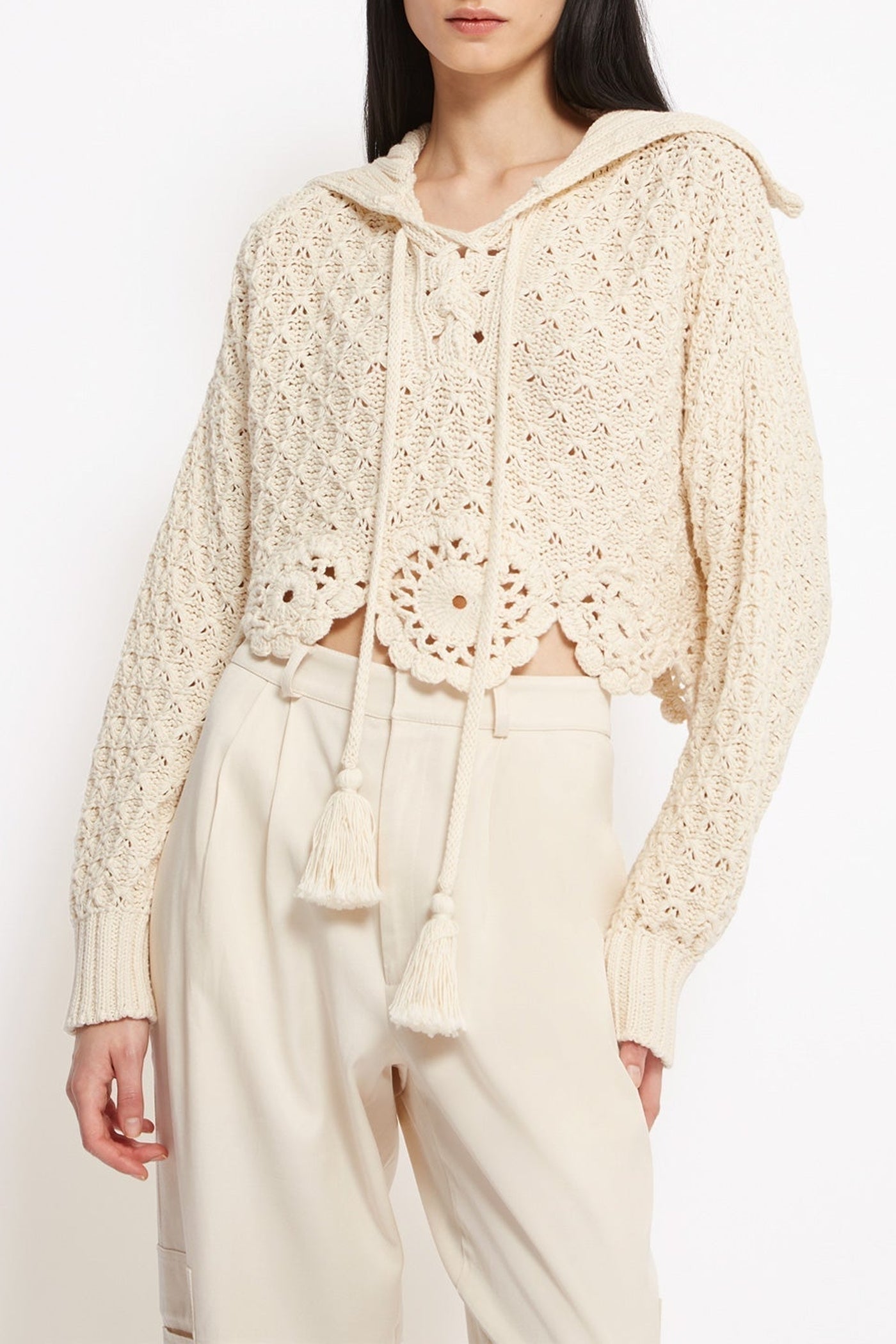 Jeanne cotton jumper - Ecru