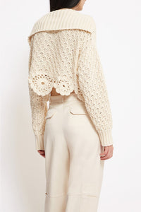 Jeanne cotton jumper - Ecru