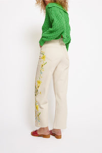 Pull Jeanne en coton - Vert