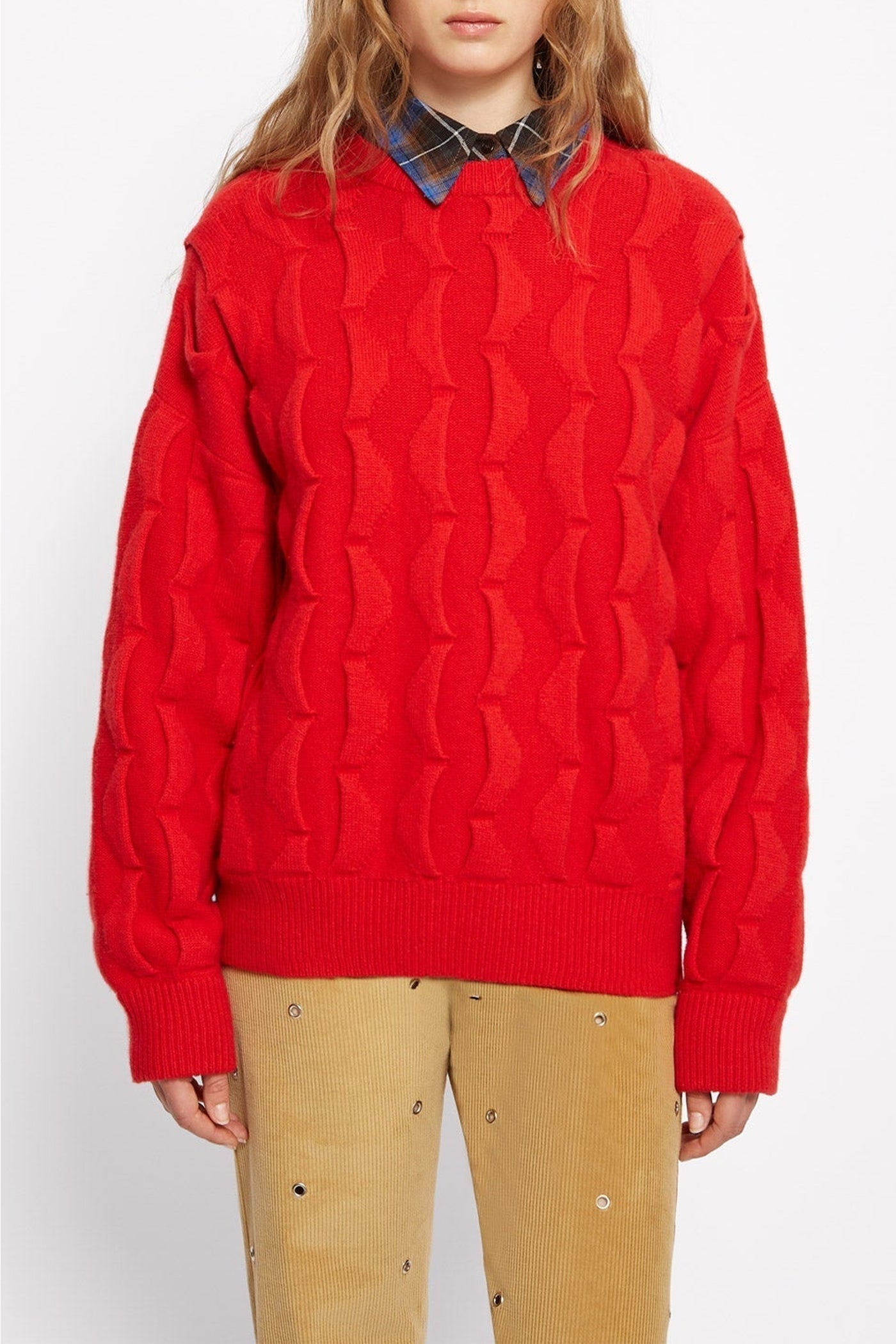 Pull Titi en laine - Rouge