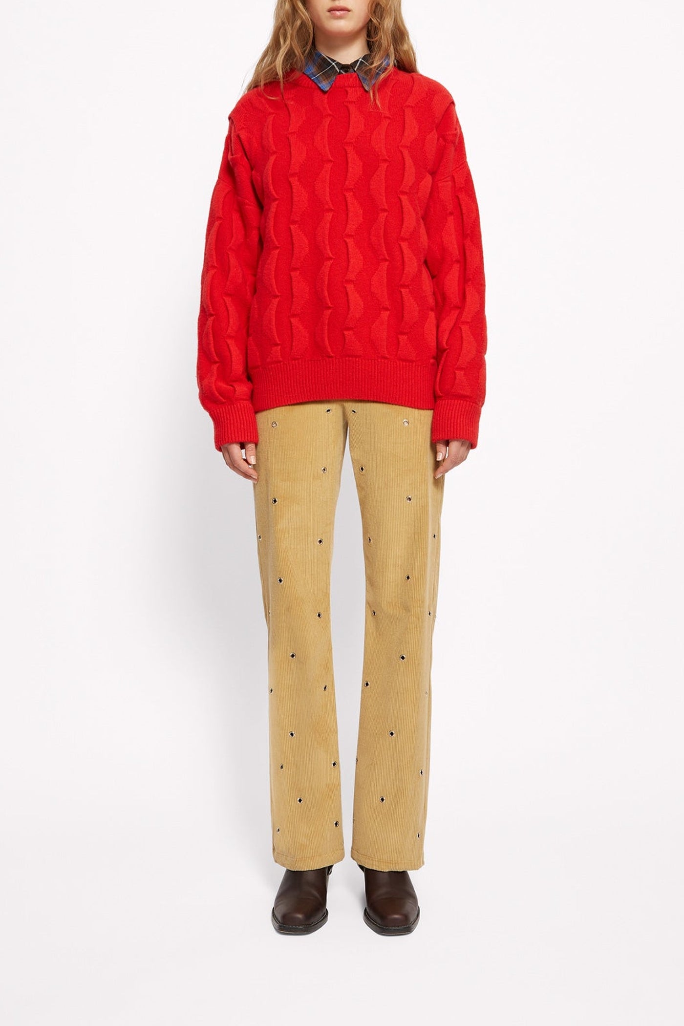 Pull Titi en laine - Rouge