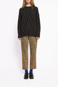 Pull Titi en laine - Charcoal
