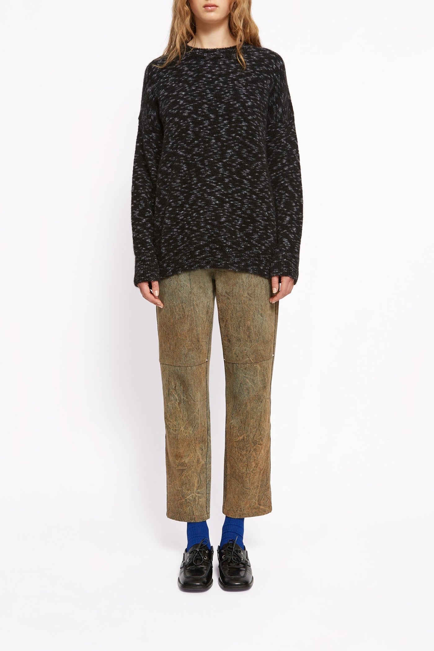 Pull Titi en laine - Charcoal