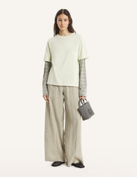 Maison Kitsuné Handwriting Comfort Tee-Shirt - Aloe Wash