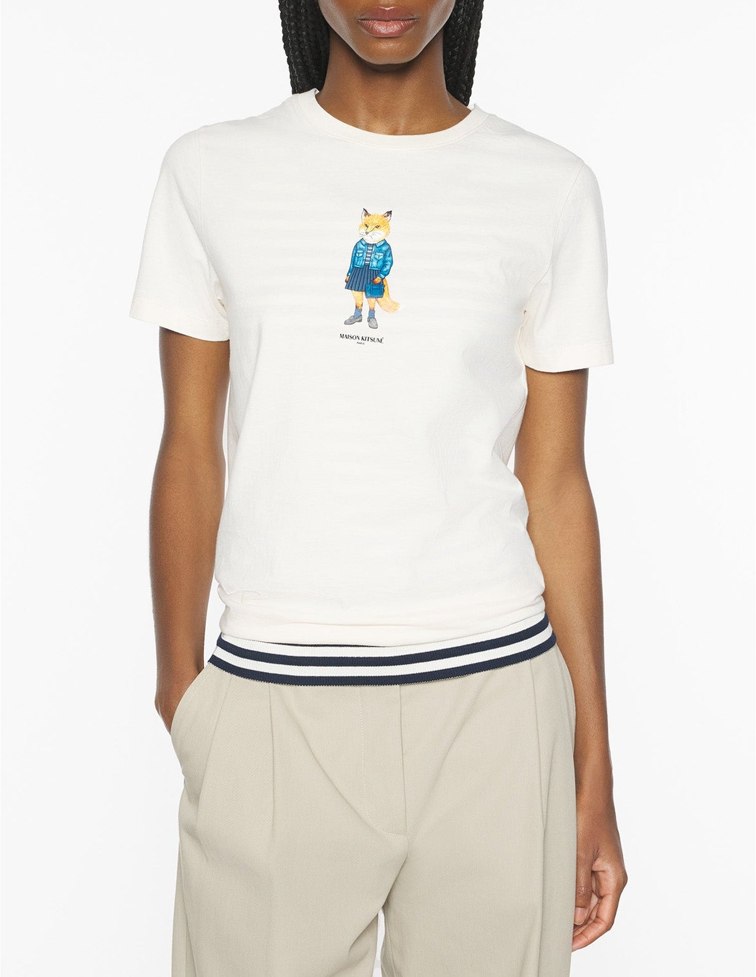 Dressed Fox T-shirt - Angel Wing