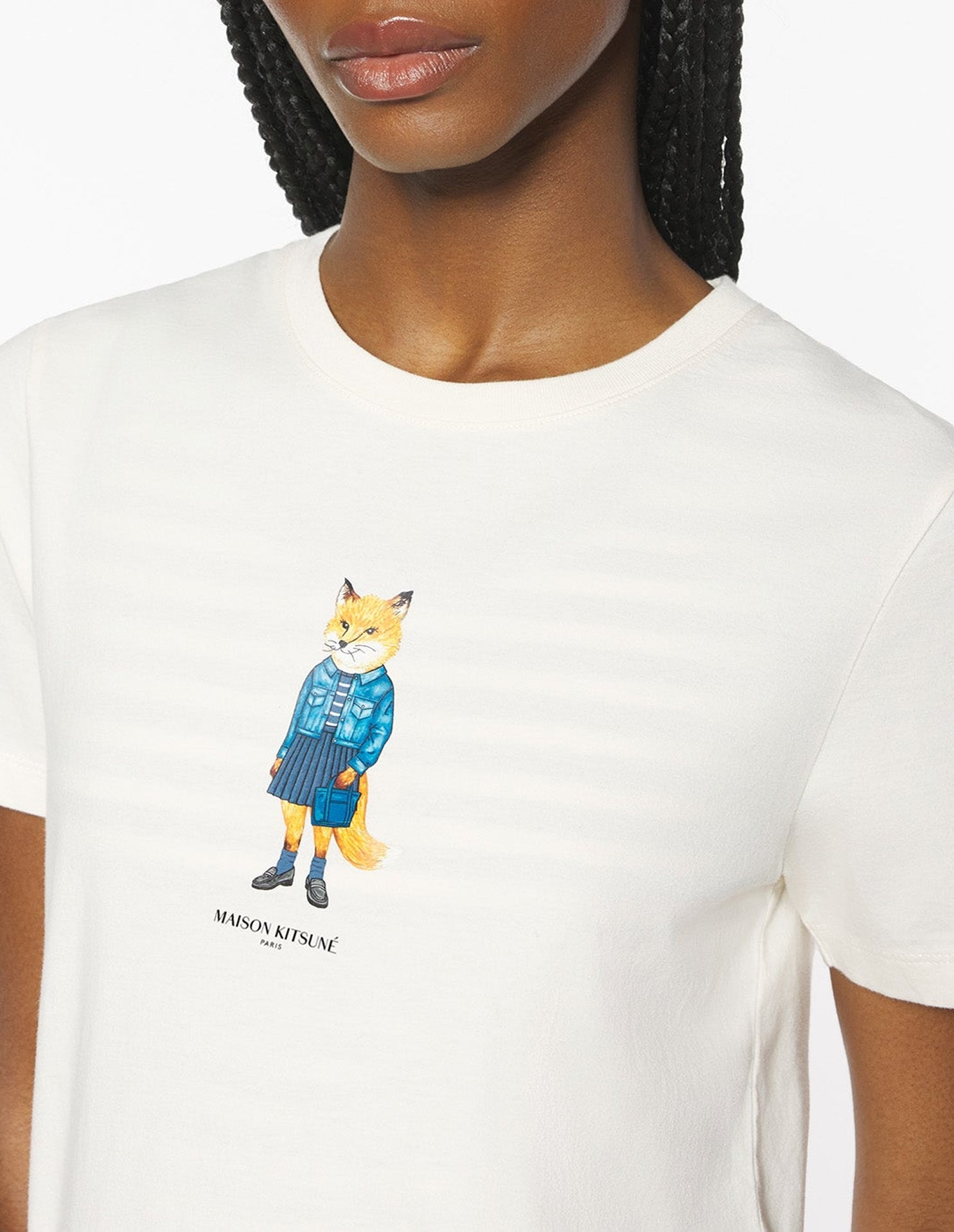 Dressed Fox T-shirt - Angel Wing