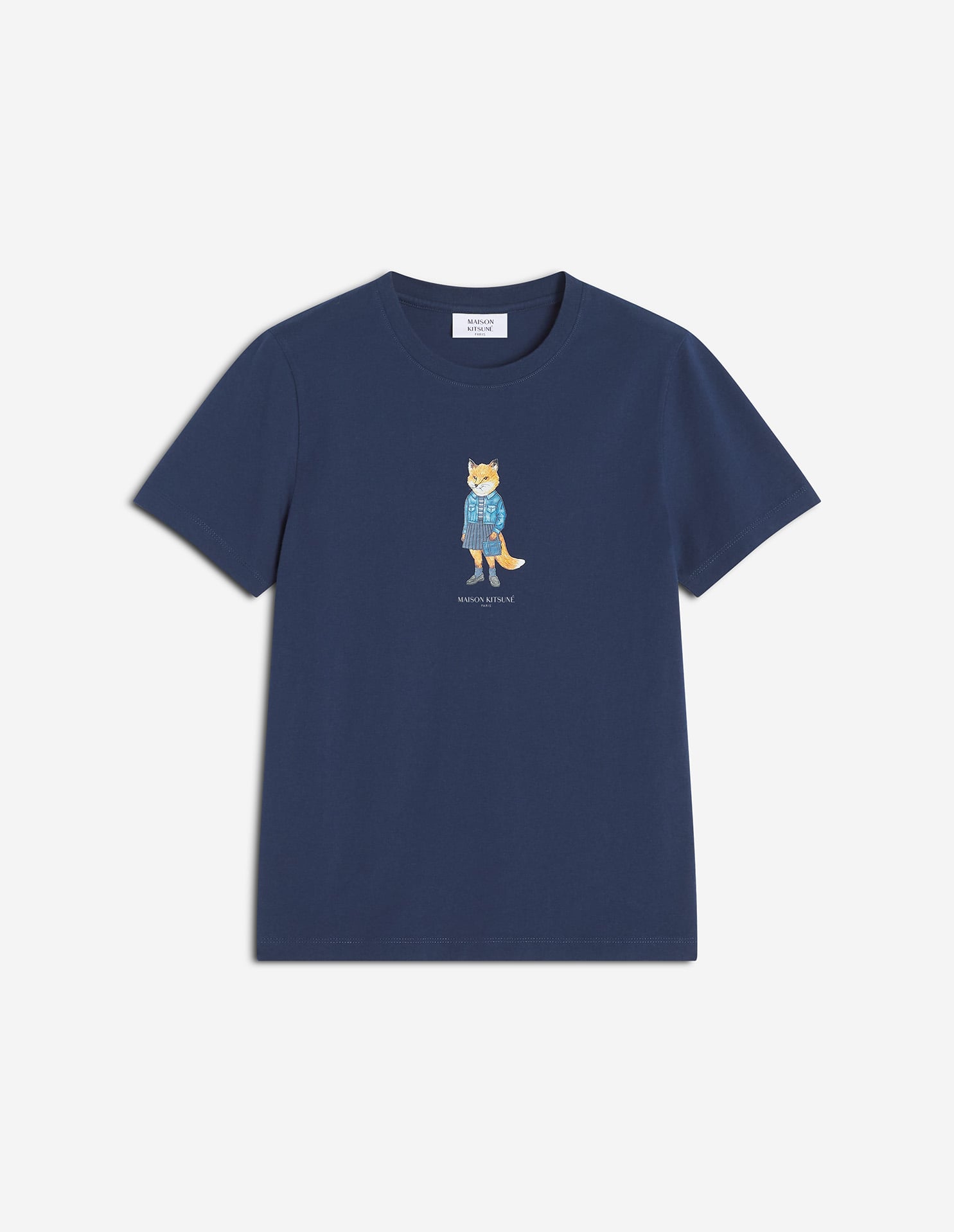 Dressed Fox Regular Tee-Shirt - Dress Blues