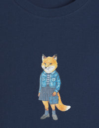 Dressed Fox Regular Tee-Shirt - Dress Blues