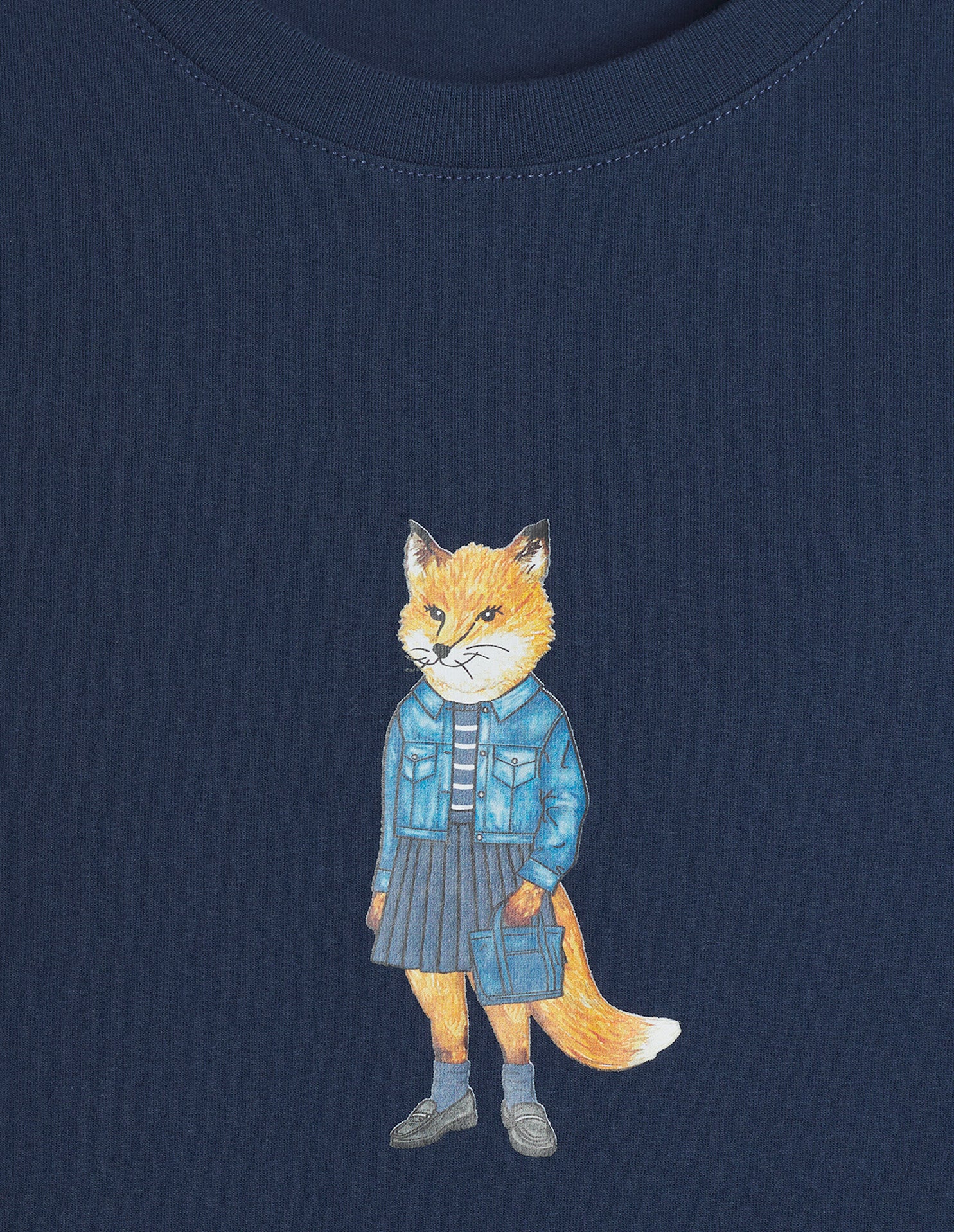 Dressed Fox Regular Tee-Shirt - Dress Blues