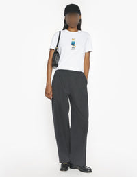 T-shirt Dressed Fox - White