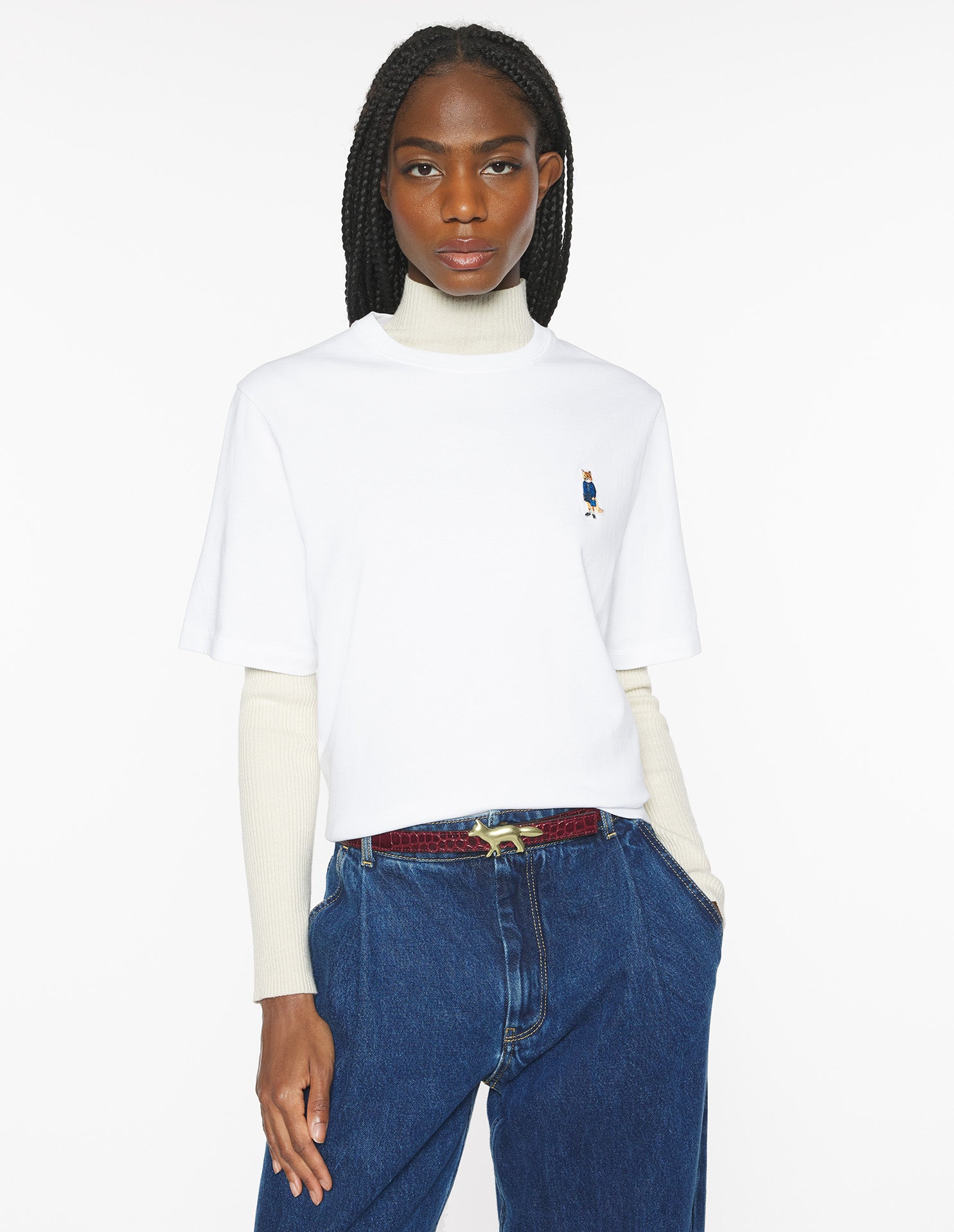 Dressed Fox Comfort Tee-Shirt - White