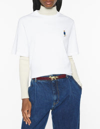 T-shirt Dressed Fox - White