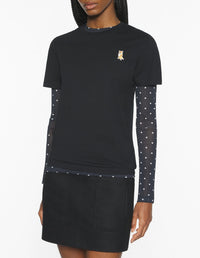 Lady Fox T-shirt - Black