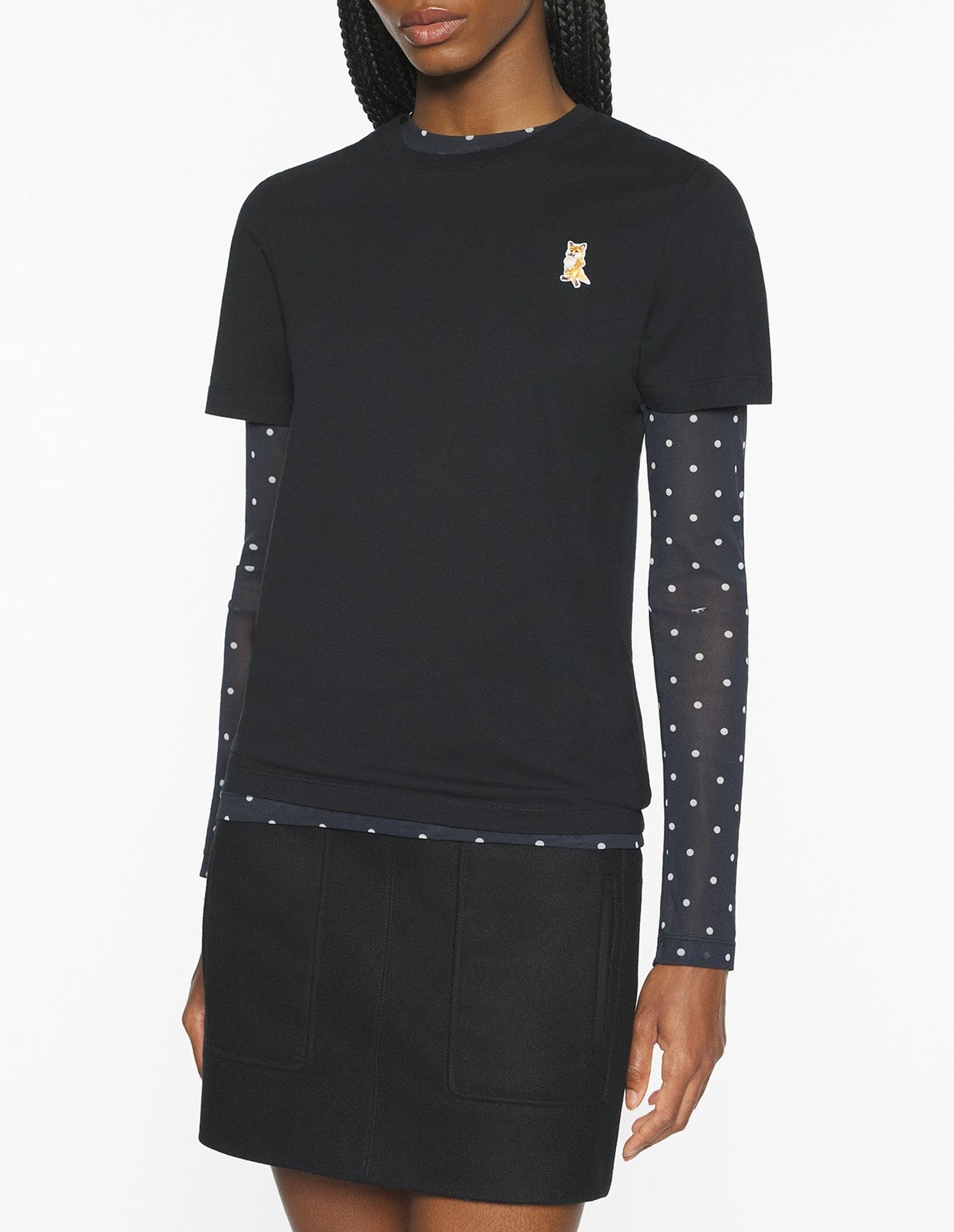 Lady Fox T-shirt - Black