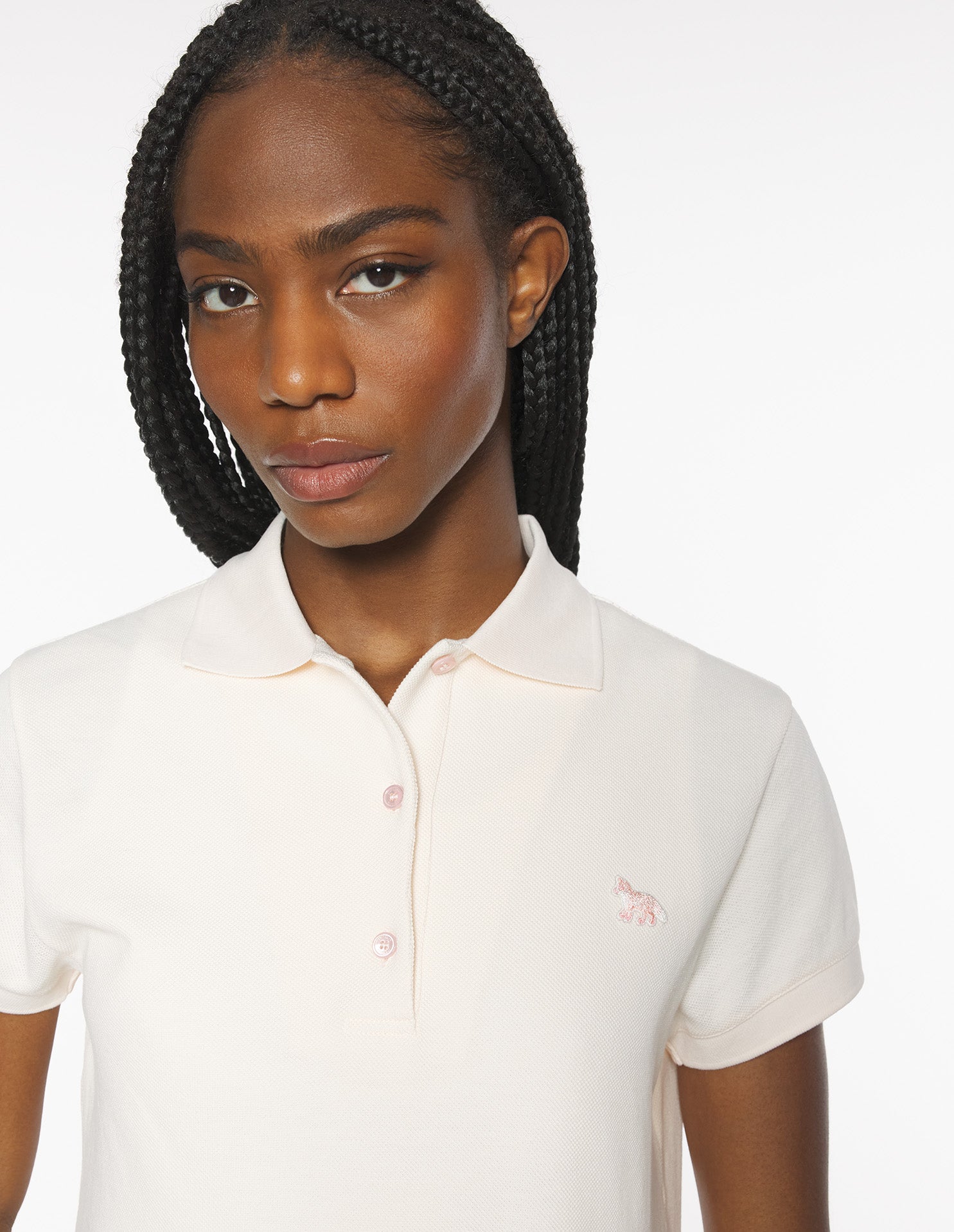 Baby Fox Cropped Polo - Angel Wing