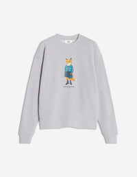 Dressed Fox Comfort Sweatshirt - Light Grey Melange