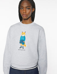 Dressed Fox Comfort Sweatshirt - Light Grey Melange