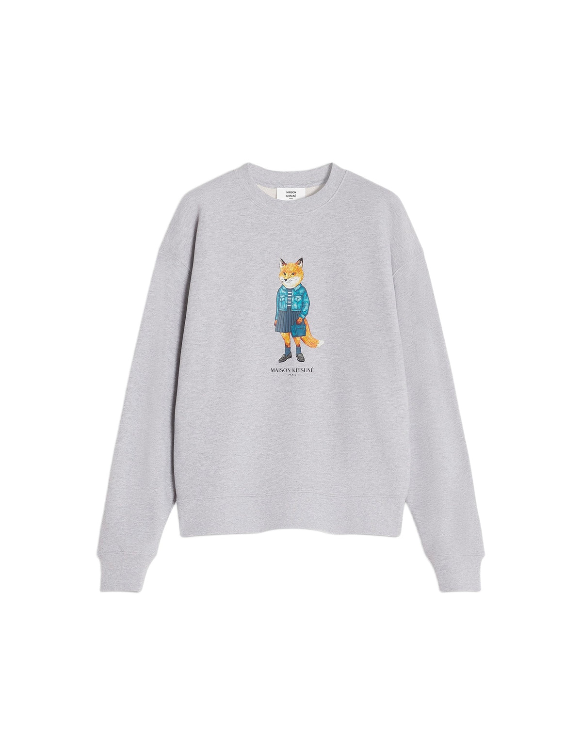 Pull Dressed Fox - Light Grey