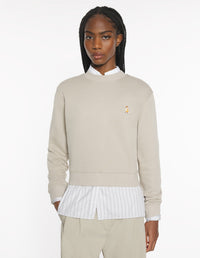 Lady Fox Cropped Sweatshirt - Pure Cashmere