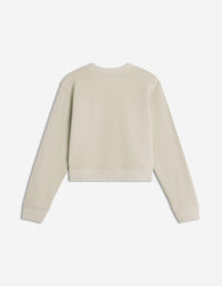 Lady Fox Cropped Sweatshirt - Pure Cashmere