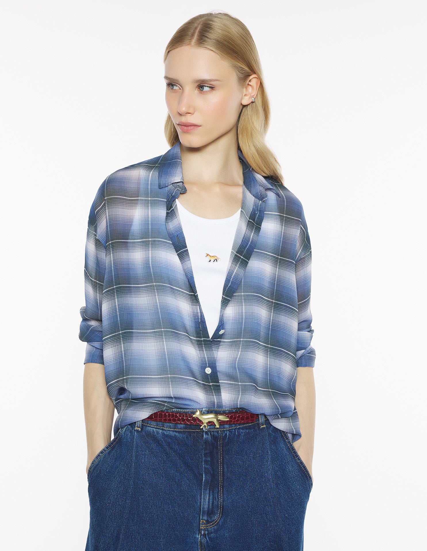 Fluid Casual Shirt - Dutch Blue