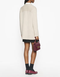 Cardigan long en laine - Light Beige