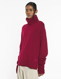 Merino Wool Comfort Vest - Red Brown