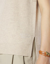 Merino Wool Comfort Vest - Light Beige Melange