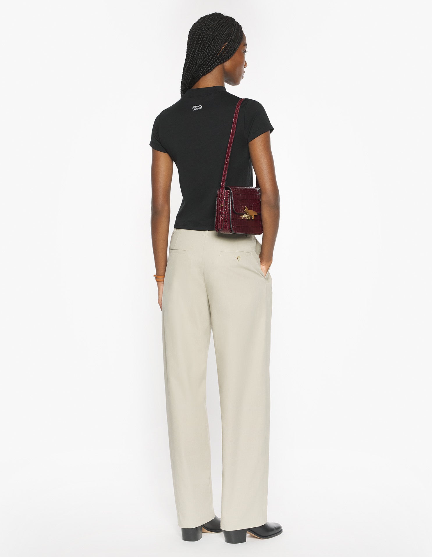 Underpinning Fitted Top - Black
