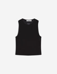 Underpinning Fitted Tank Top - Black
