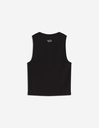 Underpinning Fitted Tank Top - Black