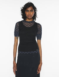 Maison Kitsuné Handwriting Ribbed Tank Top - Black