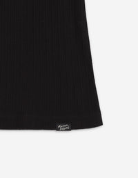 Maison Kitsuné Handwriting Ribbed Tank Top - Black
