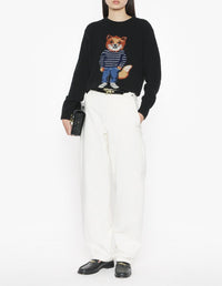 Pull Dressed Fox en laine - Black