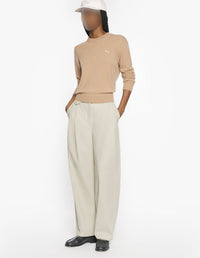 Baby Fox wool jumper - Roast