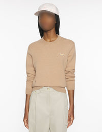 Baby Fox wool jumper - Roast