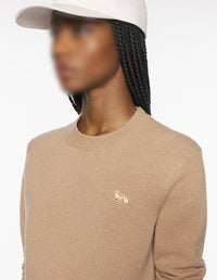 Baby Fox wool jumper - Roast