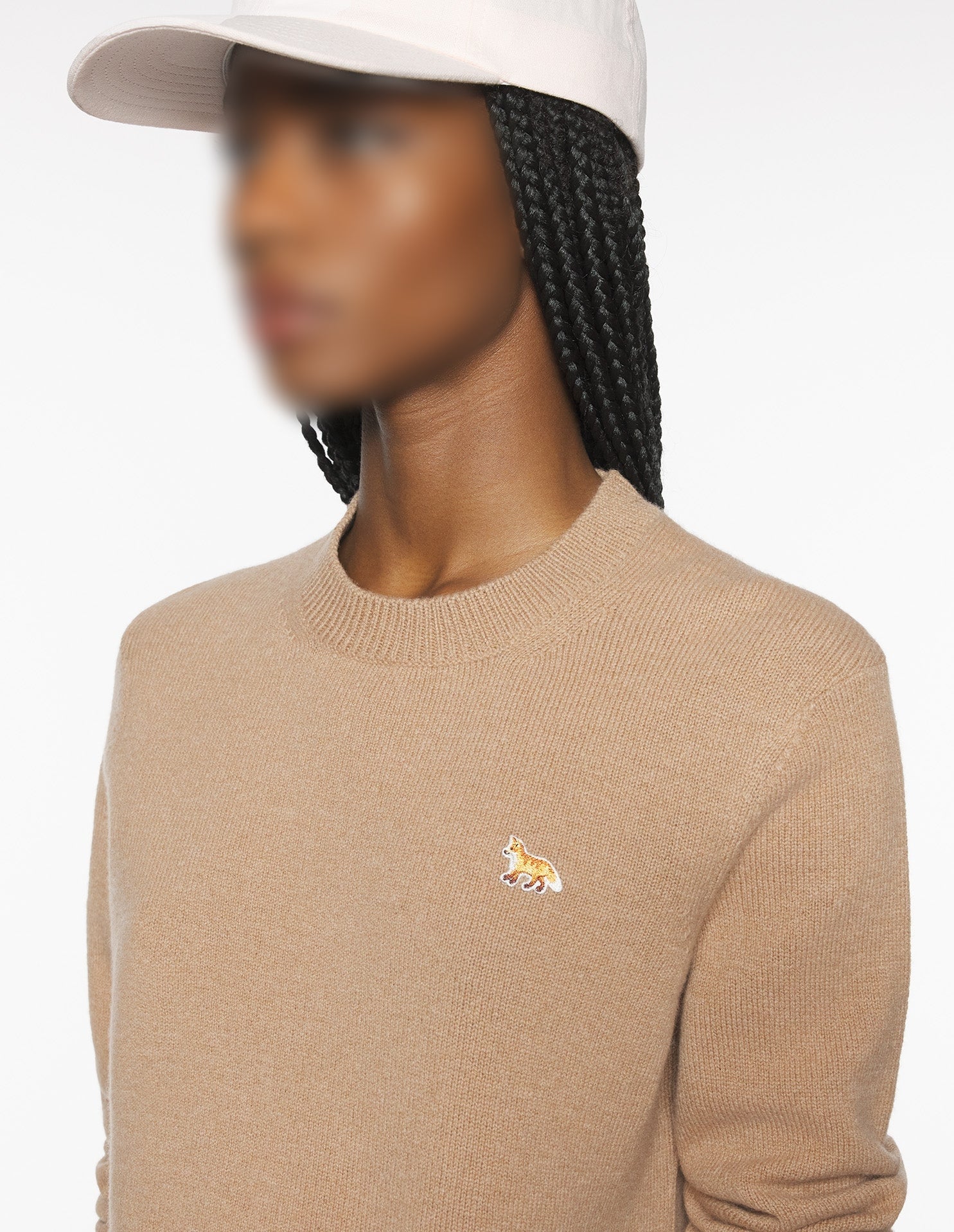 Baby Fox wool jumper - Roast