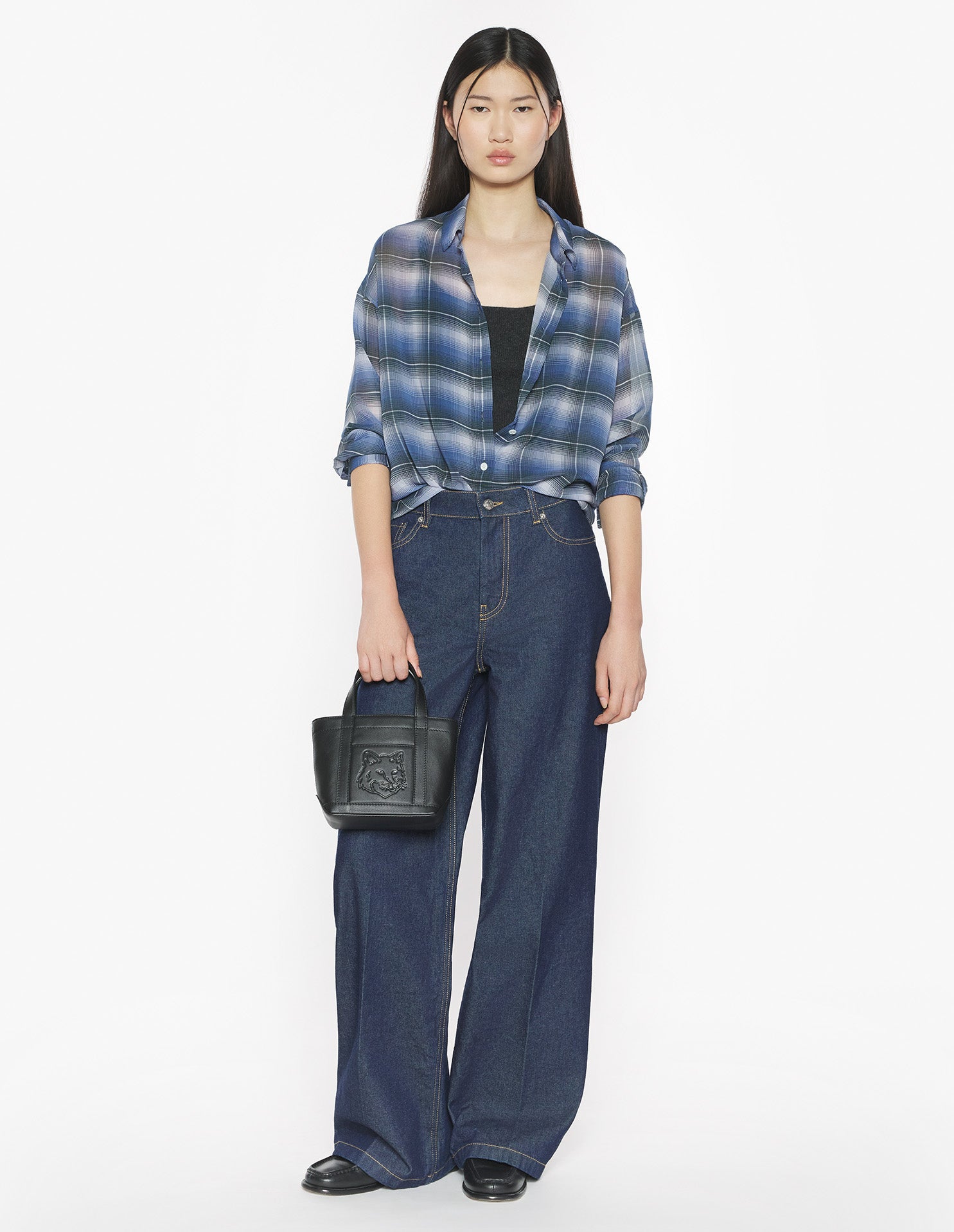 Wide Leg Jeans - Indigo