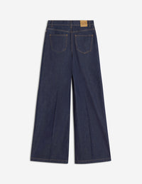 Wide Leg Jeans - Indigo
