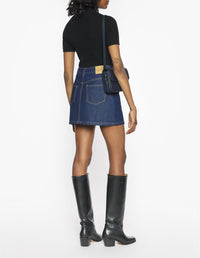 Mini jupe en denim - Indigo