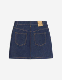 Mini jupe en denim - Indigo