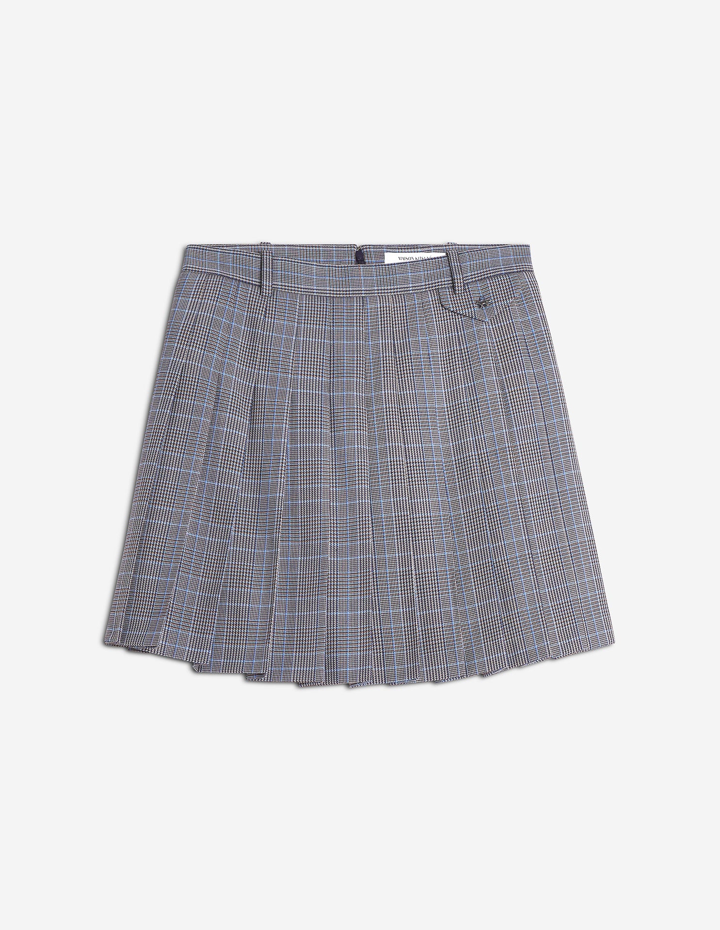 Mini Pleated Skirt - Navy/Dutch Blue