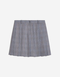 Mini Pleated Skirt - Navy/Dutch Blue