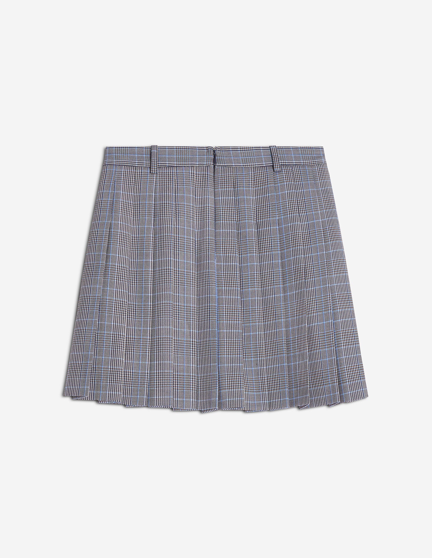 Mini Pleated Skirt - Navy/Dutch Blue
