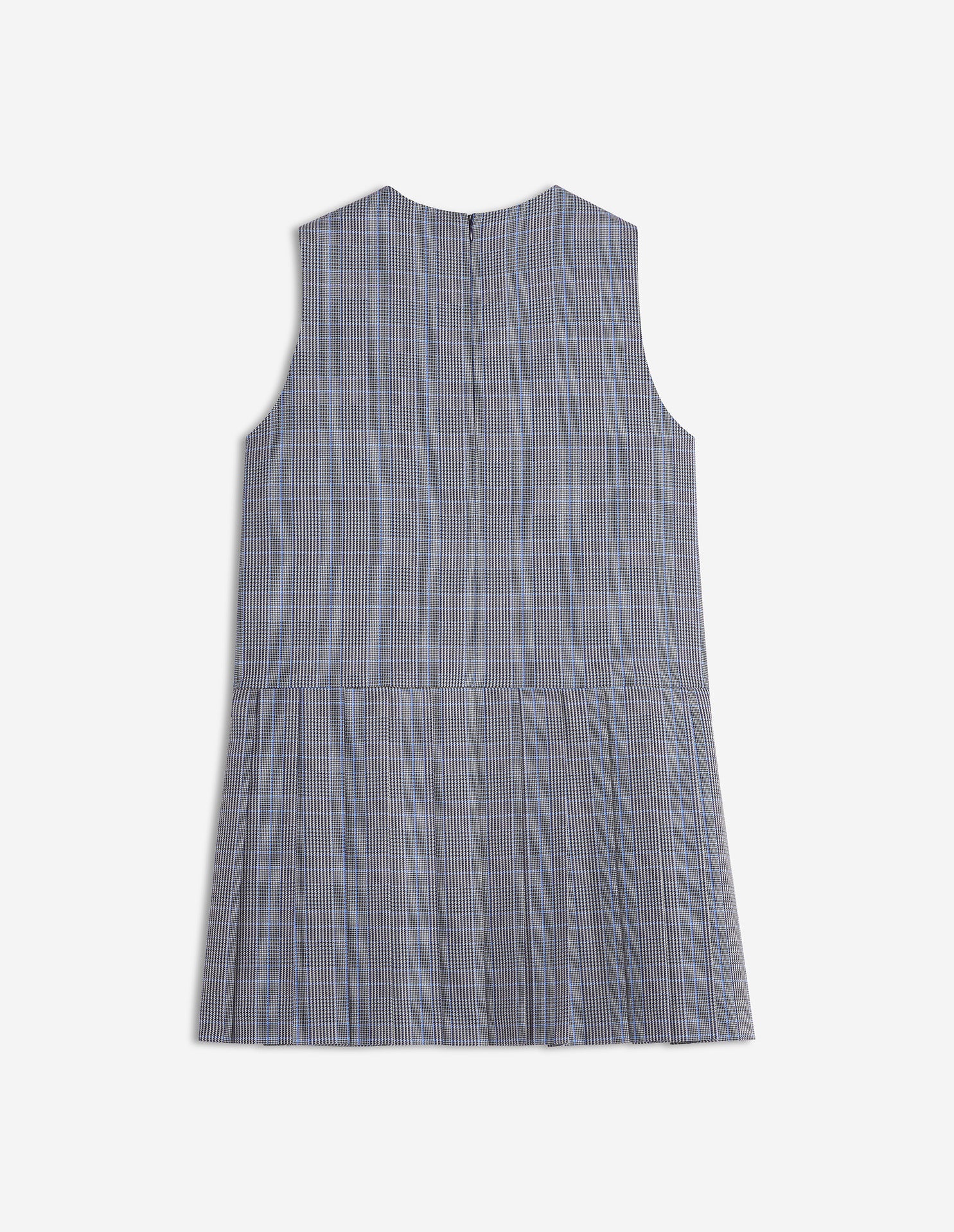 Mini Pleated Dress - Navy/Dutch Blue