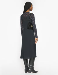 Long Slip Dress - Black
