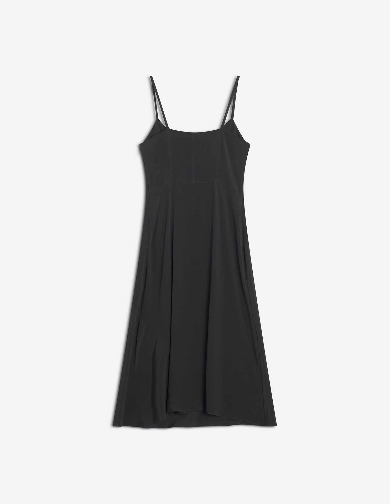 Long Slip Dress - Black