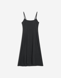 Long Slip Dress - Black
