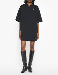Robe polo oversize Baby Fox - Black